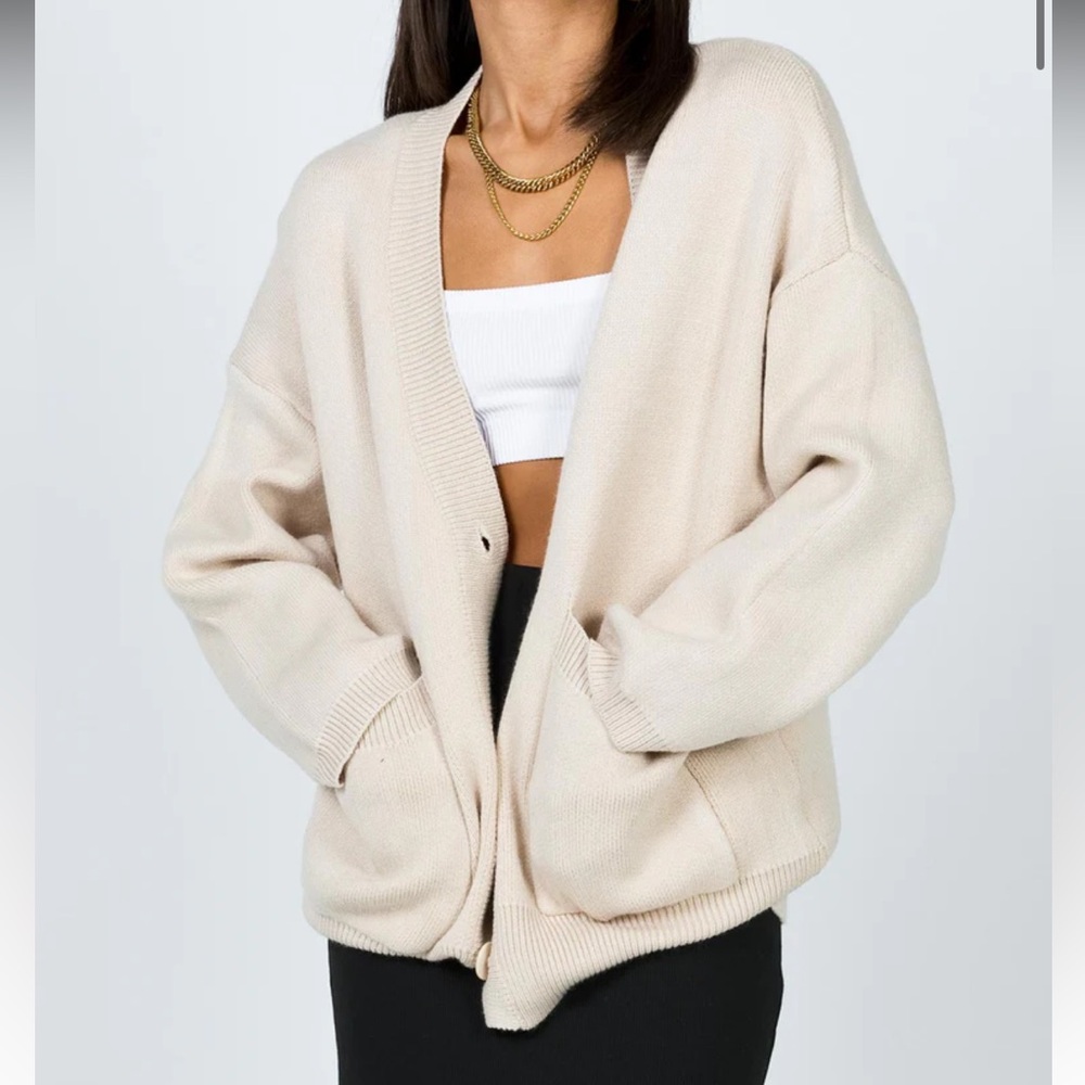 Beige Princess Polly cardigan